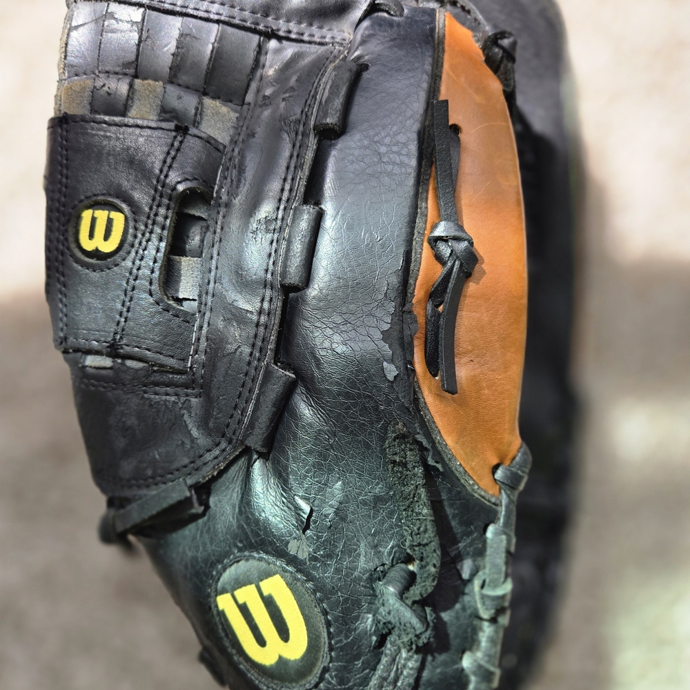Wilson Black and Brown Baseball Glove